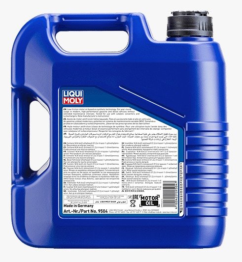 زيت المحرك من ليكوي مولي (10W-40) Super  مع قدرة فائقة ، 4 لتر